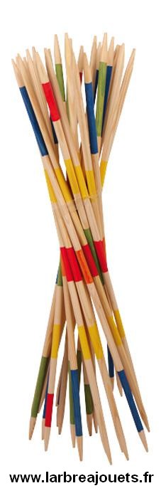   Jeu de Mikado géant 75 cms, en bois, neuf