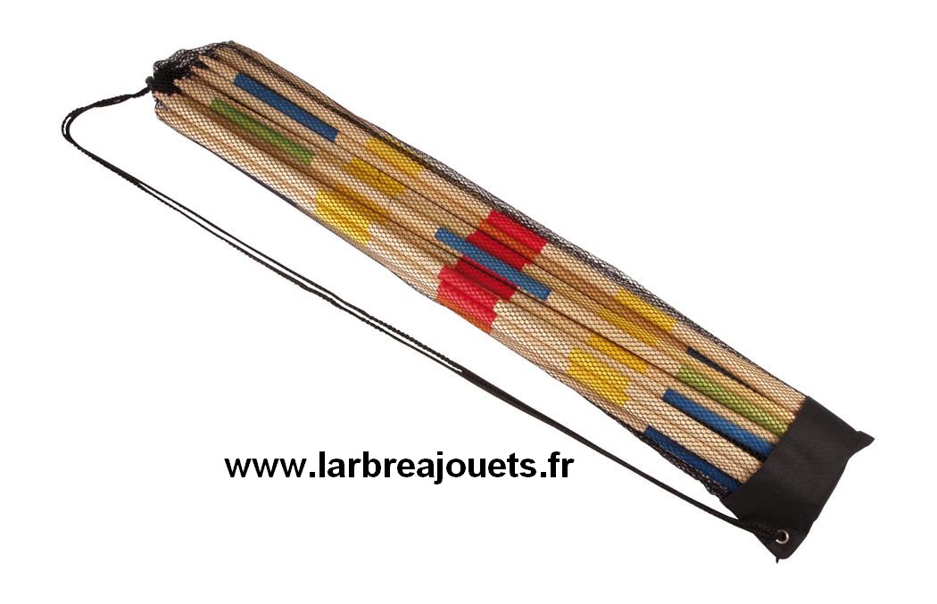   Jeu de Mikado géant 75 cms, en bois, neuf