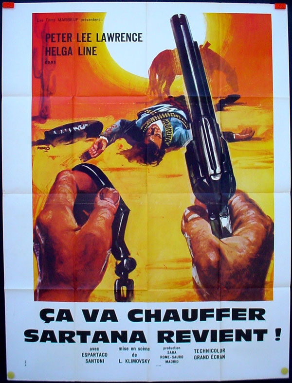 RAISE YOUR HANDS(SARTANA) 1971 Original Poster 47x63  