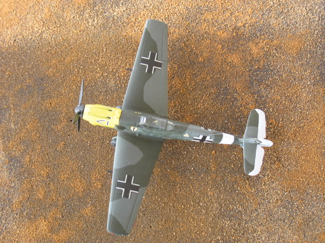 Messerschmitt Bf 109 E-7. Maquette Heller au 1/72, d'avant 1976... 1009140704101048206749626
