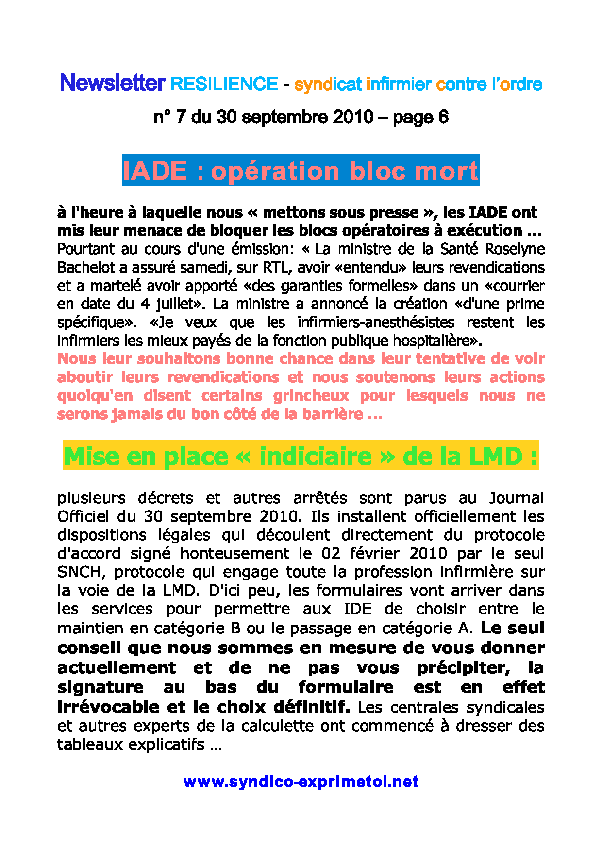 newsletter 7-30 09 10-6