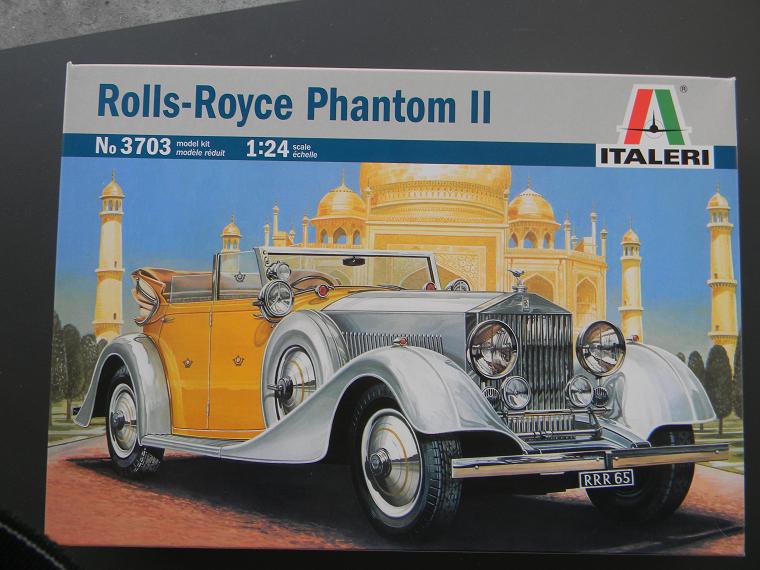 Rolls Royce Phantom II torpédo convertible Italeri 1/24 1010060823421109376879933