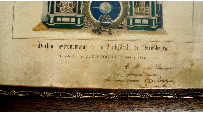 Horloge astronomique de Strasbourg, un tableau signé Schwilgué 1010080445331080536888856