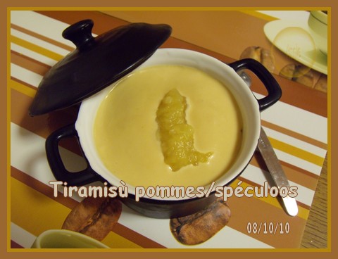 Tiramisu pommes / spéculoos + photo 101009040108683836893655