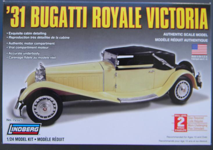 Bugatti Royale cabriolet Weinberger 1/24 Lindberg 1010130833541109376918175