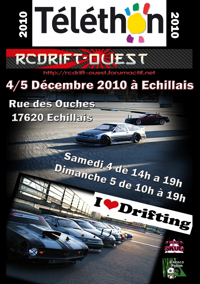 RC Drift Ouest - téléthon 2010 - 4et5 Décembre 2010 101019091309739046953527