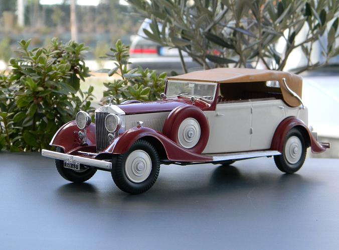 Rolls Royce Phantom II torpédo convertible Italeri 1/24 1010200426191109376957762