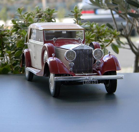 Rolls Royce Phantom II torpédo convertible Italeri 1/24 1010200426191109376957763