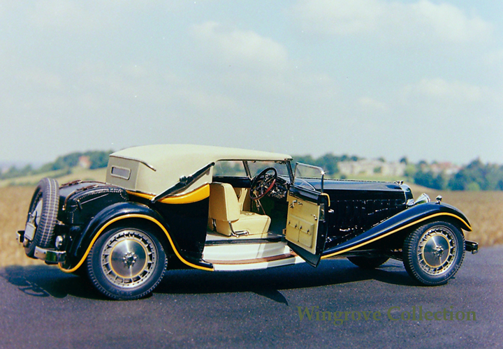 Bugatti Royale cabriolet Weinberger 1/24 Lindberg 1010240706591109376984416