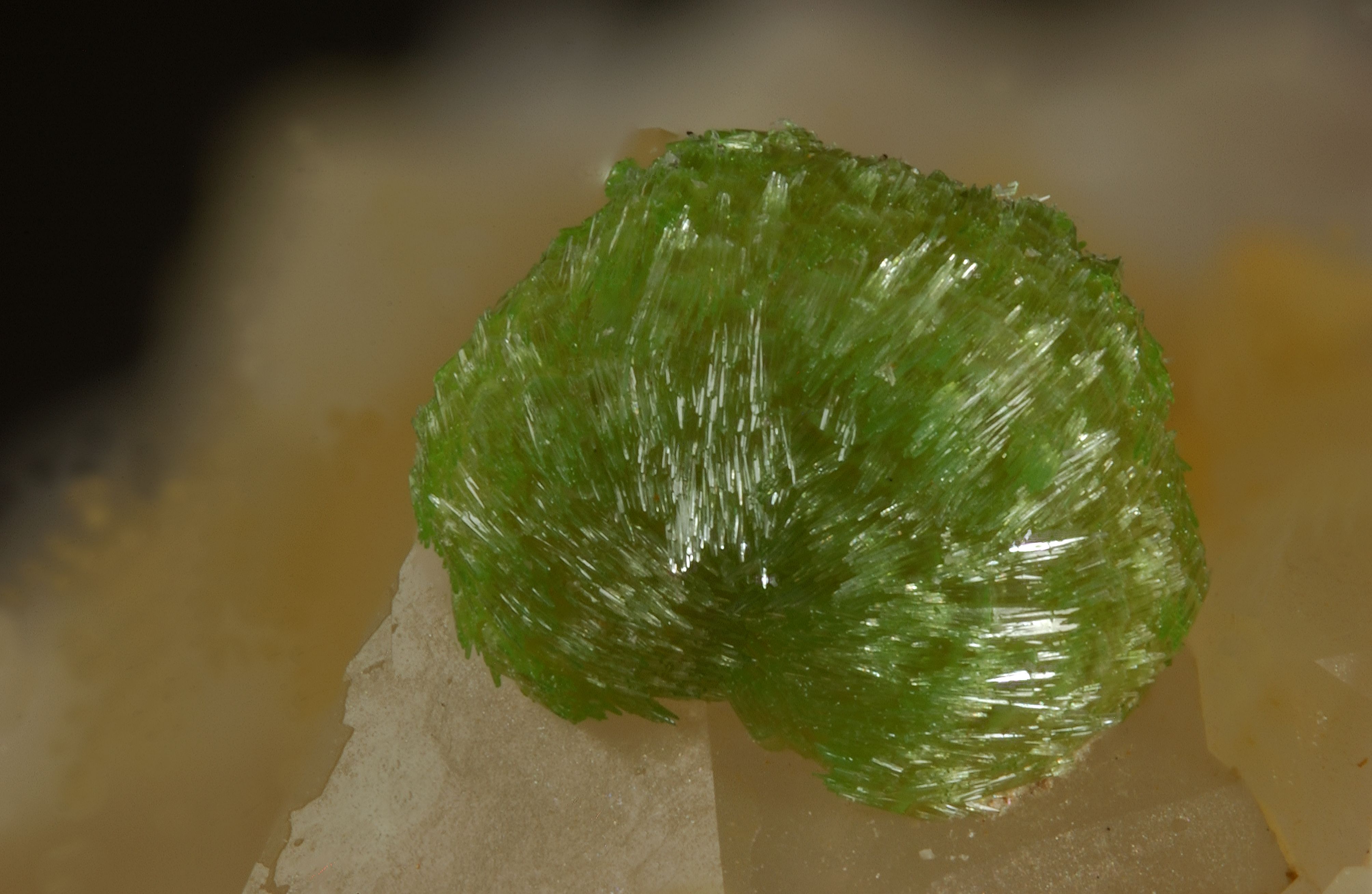 481-4 Pyromorphite - 3,6 x 2,35 mm - Luminar 40mm - 34,5cm - CZM