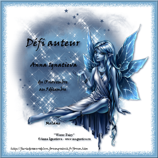 "Water Fairy" de Anna Ignatieva - Défi auteur de Mélane (15 novembre au 5 décembre) 101116024417748667125640