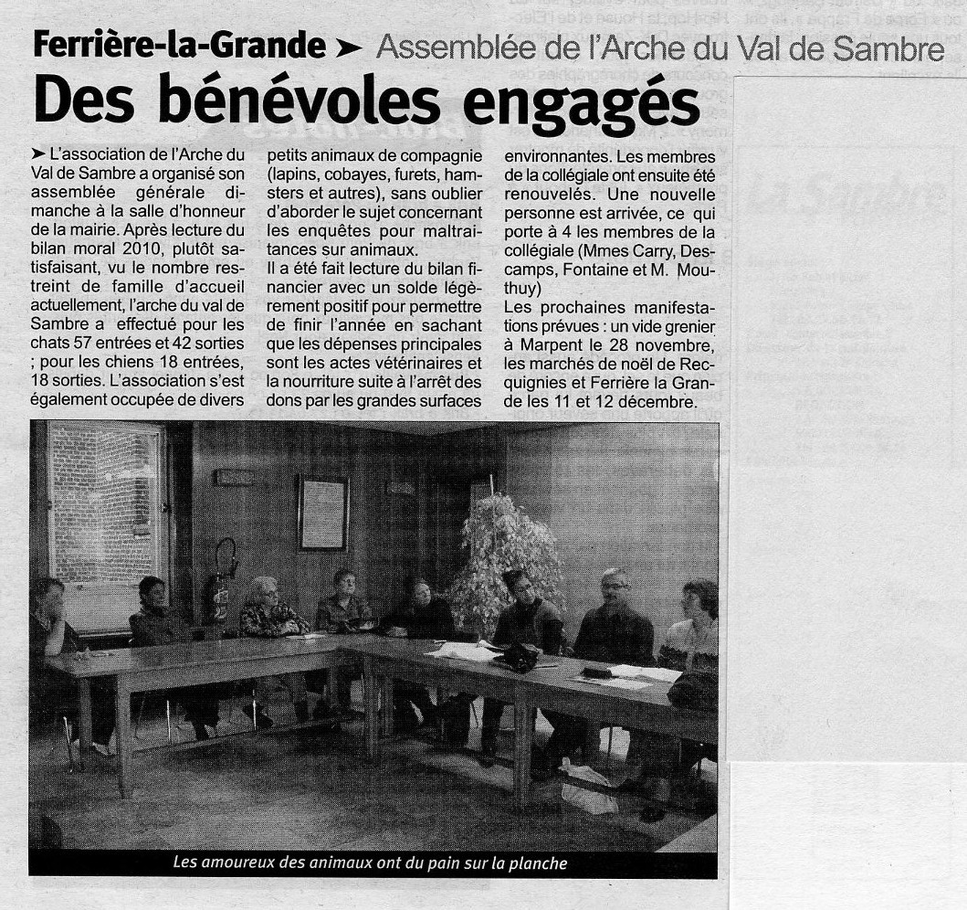 Assemblée générale de L'Arche du Val de Sambre du 14/11/2010 101120040349715347150964
